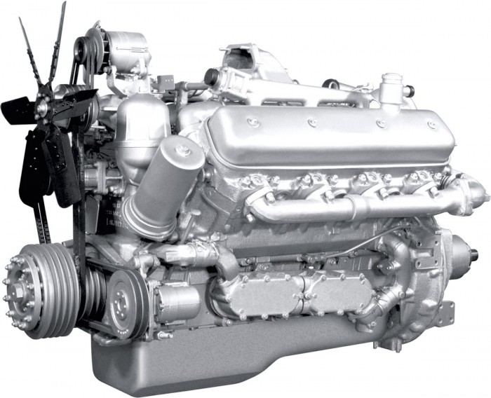 Двигатель ЯМЗ-238НД V8 с турбонаддувом