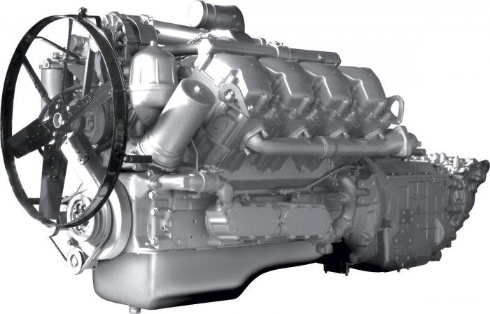 Двигатель ЯМЗ-7511 V8 с турбонаддувом